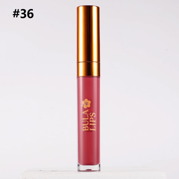 BULA LIPS – Matte Liquid Lipstick (Shade #36)  Vibrant. Long-Lasting. Island Inspired
